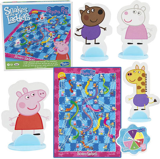 Board Game Snakes & Ladders (pl) for 2-4 Players 3+ Years Old (EN) Hasbro