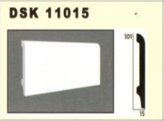 Decolux Επιτοίχιο Προφίλ Σοβάτεπι Dsk 11015 15x101 Mm