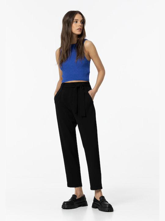 Tiffosi Women's Fabric Trousers Black