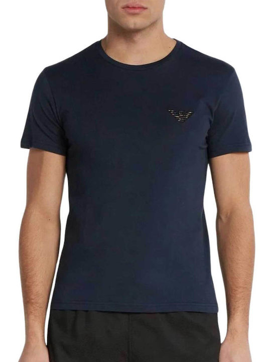 Emporio Armani Men's Short Sleeve T-shirt Blue ...