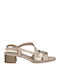 Caprice Leather Women's Sandals Beige