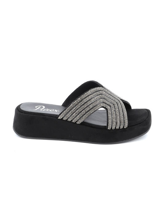 Parex Women's Platform Wedge Sandals Silver