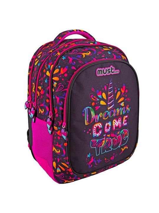 Must Dreams School Bag Backpack Elementary, Elementary Multicolored