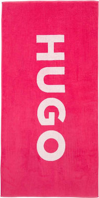 Hugo Boss Beach Towel Pink