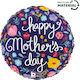 Balloon Blue Floral 45cm