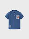 Mayoral Kids Polo Short Sleeve Blue