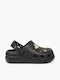 Piazza Shoes Γυναικεία Σαμπό Μαύρα
