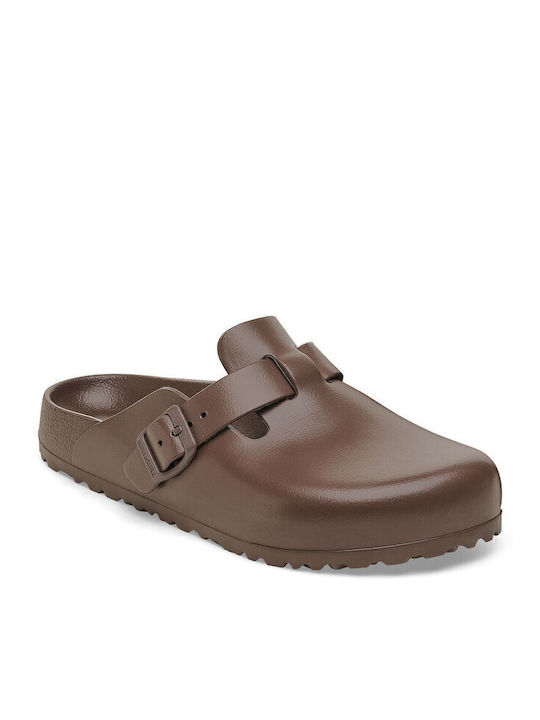 Birkenstock Boston EVA Clogs Brown