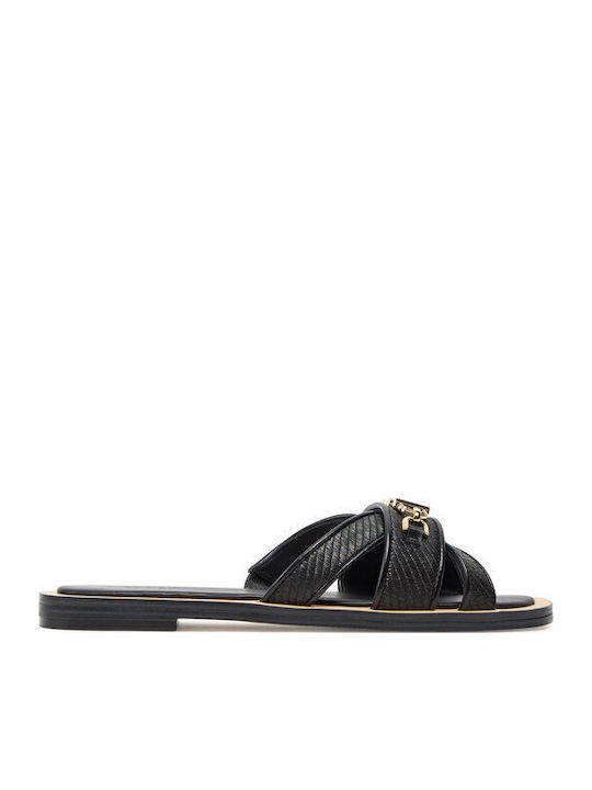 Tiffanie Flat Slide Flache Sandalen für Damen in Schwarz Farbe