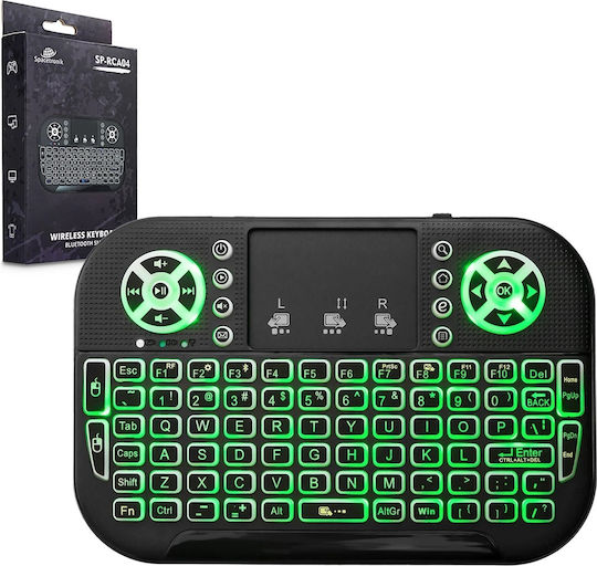 Spacetronik SP-RCA04 Wireless Bluetooth Keyboard with Touchpad International English