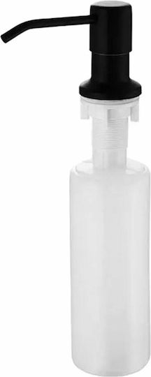 Încorporat Dispenser Bucătărie Plastic Negru 300ml