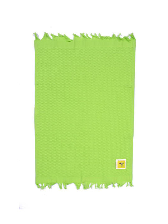 Dimcol Tea Towel made of 100% Cotton in Green Color 45x65cm 1pcs