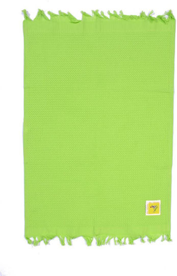 Dimcol Geschirrtuch aus 100% Baumwolle in Grün Farbe 45x65cm