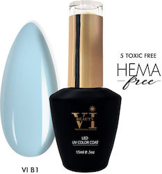 Beauty VI Gel Nail Polish Baby Blue 15ml Beauty VI Gel Nail Polish Baby Blue 15ml