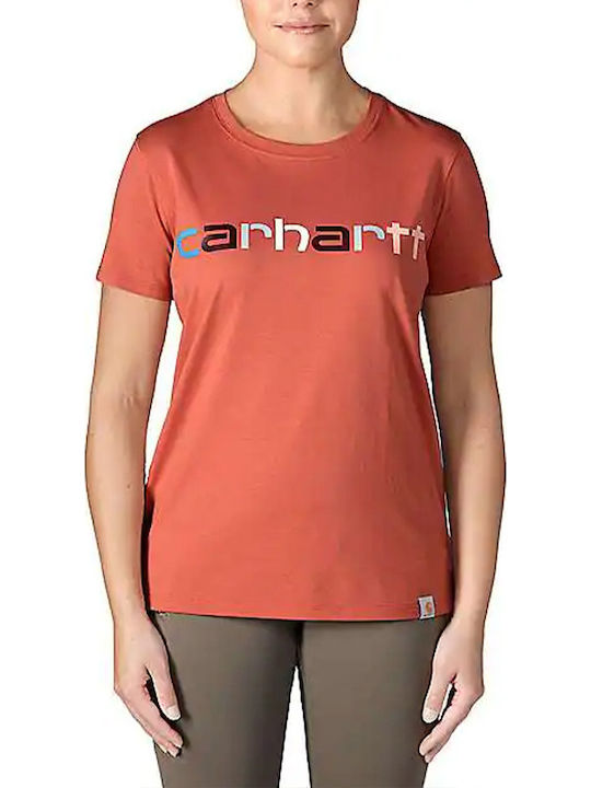 Carhartt Γυναικείο T-shirt Κόκκινο