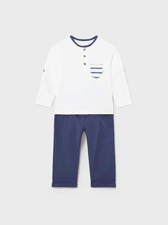 Mayoral Set pentru copii cu Pantaloni Vara 2buc Blue