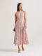 Ted Baker Midi Dress Pink