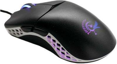 Ducky Feather RGB Wireless Gaming Mouse Μαύρο / Λευκό