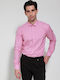 Genaro Cămașă în Linie ingusta Dusty Pink - Dusty Pink