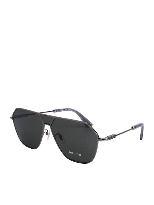 Police Unisex Ochelari de soare cu Gri Cadru și Verde Lentilă SPLL89 509Y