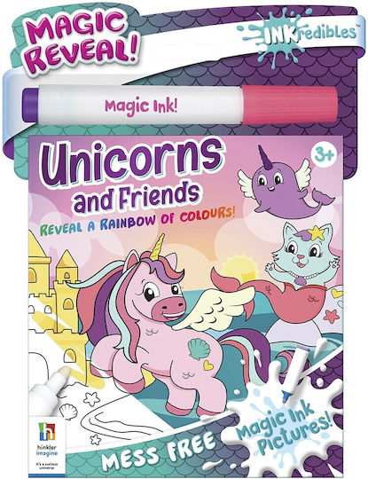 Βιβλιο Ζωγραφικης Inkredibles Magic Ink Unicorns And Friends Μονοκεροι Και Φιλοι 2023 Ed