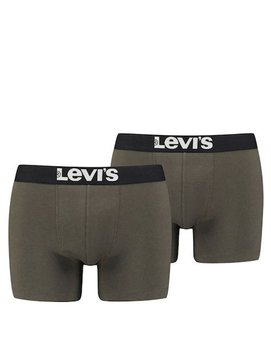 Levi's Basic Men's Boxers Khaki 2Pack