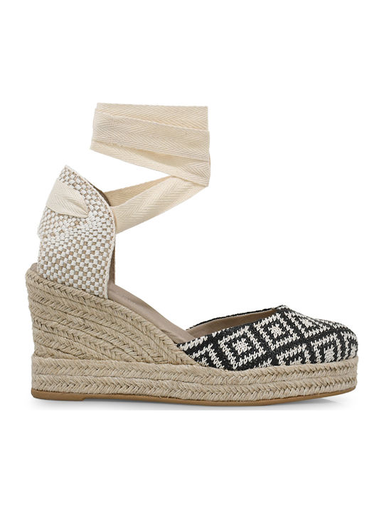Women's Platform Espadrilles Black