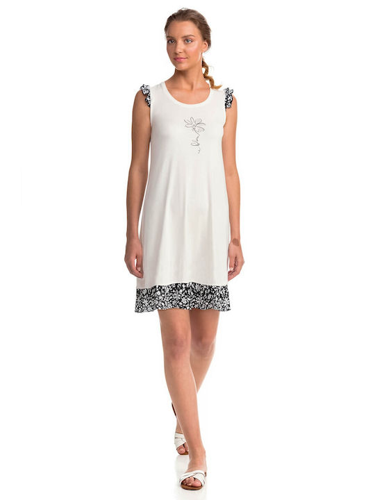 Vamp Summer Women's Nightdress Beige