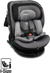 Caretero Mokki Καθισματάκι Αυτοκινήτου i-Size 0-36 kg με Isofix Γκρι