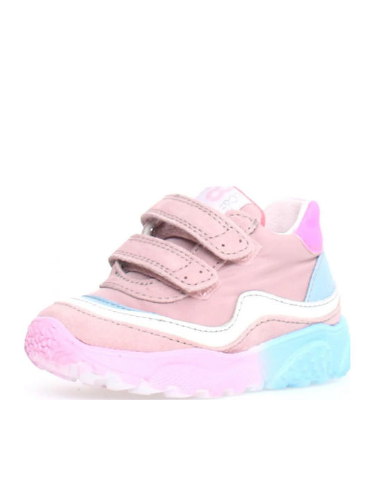 Falcotto Παιδικά Sneakers με Σκρατς Ροζ