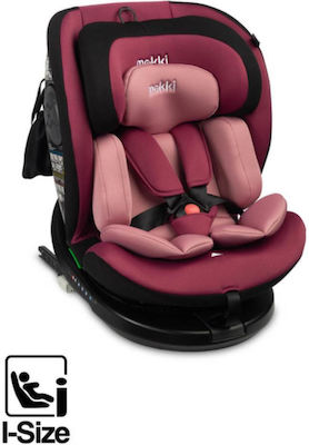 Caretero Mokki Καθισματάκι Αυτοκινήτου i-Size 0-36 kg με Isofix Dusty Ροζ