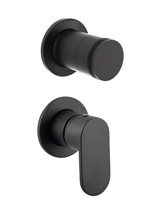 Armando Vicario Slim Built-in Mixer & Diverter Set for Shower 3 Exits
