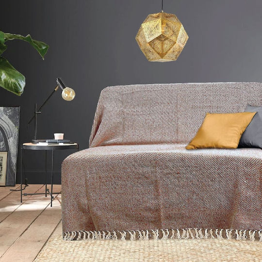 All Seasons Sofa Throw 2 Seater 180x230cm Brown