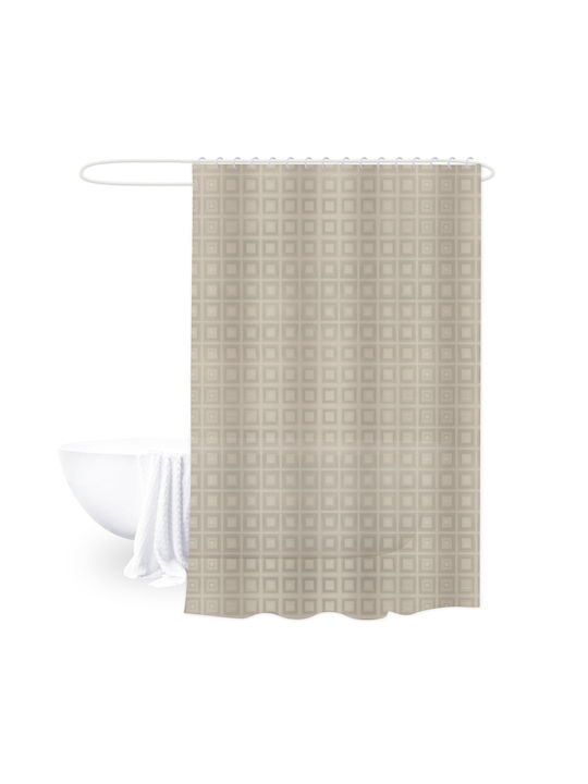 Tpster Shower Curtain Beige