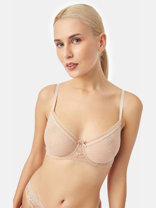 Minerva Bra Underwire Pink