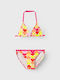 Name It Kids Swimwear Bikini Triangle Pink Yarrow Hearts