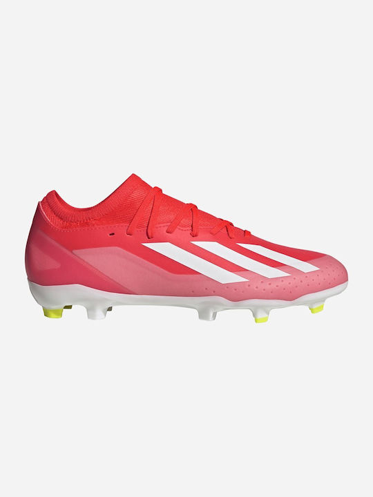Adidas X Crazyfast League FG Χαμηλά Ποδοσφαιρικά Παπούτσια με Τάπες Κόκκινα