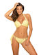 Marko Padded Underwire Bikini Set Bra & Slip Bottom Yellow