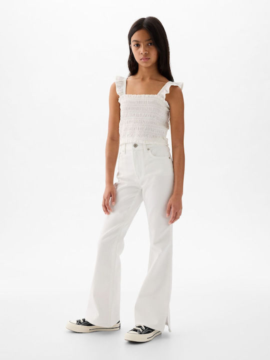 GAP Παιδικό Τζιν Παντελόνι white denim
