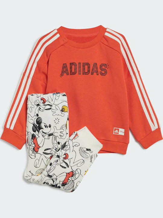Kids Sweatpants Set Orange 2pcs x Disney Mickey Mouse