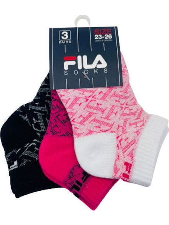FILA Kinder Söckchen Invisible Weiße 3 Paar
