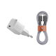 Native Union GaN с USB-C порт и кабел USB-C - USB-C 30W Power Delivery Бял (FAST30-CC-WHZEB-EU)