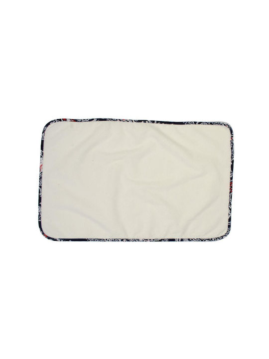 Dimcol Bebe Cotton Changing Pad White/navy Blue...