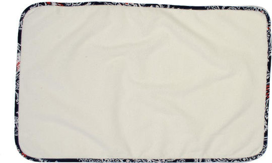 Dimcol Bebe Hässe-Wickeltuch White/navy Blue Weiß 50x80cm.