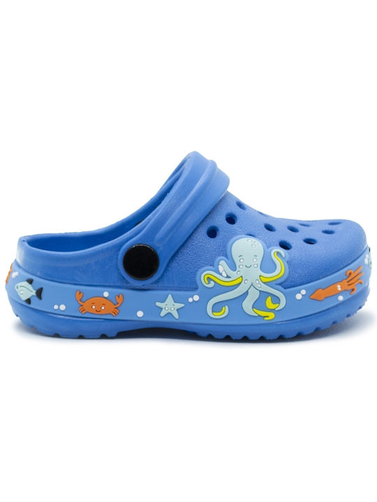 Meridian Children's Beach Clogs Light Blue