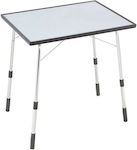 Lafuma Mobilier Folding Camping Table Louisiane Panneau Particules Τραπέζι Κάμπινγκ Lfm1490_3631 Grey Carbon-alu Brut