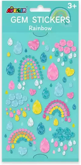 Avenir Gem Stickers-rainbows 60829 3 Years +