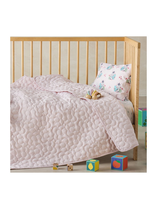 Kentia Pătură pentru bebeluși din poliester Pink 110x140cm