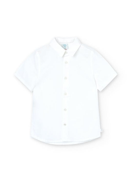 Boboli Kids Linen Shirt White