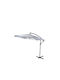 Hanging Circular Aluminum Garden Parasol White Diameter 3m